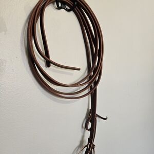 Burgundy Leather Split Reins. Never Used!!